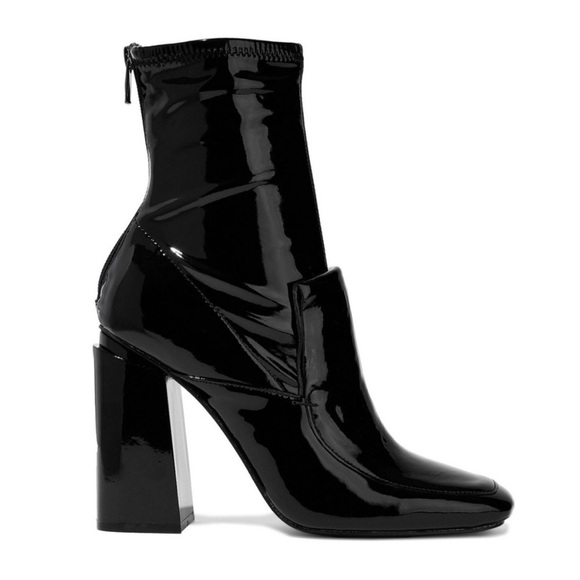 Sigerson Morrison Patent Leather Joanna Heeled Boots Size Women’s 6 - Picture 1 of 10